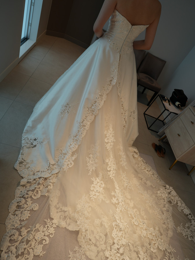 aykさんのウエディングドレスの写真