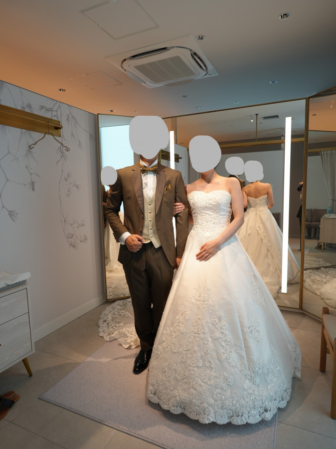 aykさんのウエディングドレスの写真