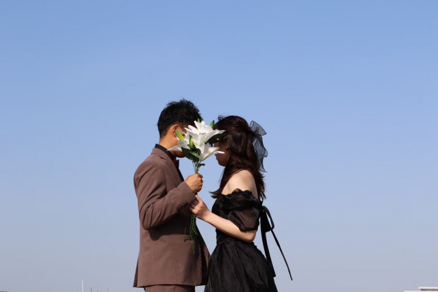 ザワさんの前撮りの写真