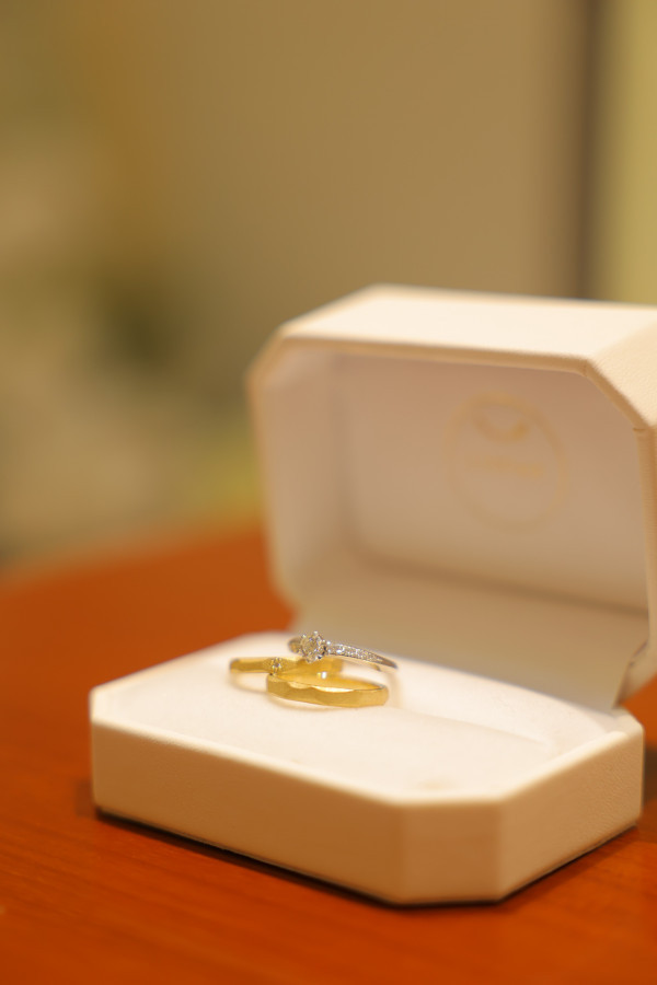 ザワさんの結婚指輪の写真
