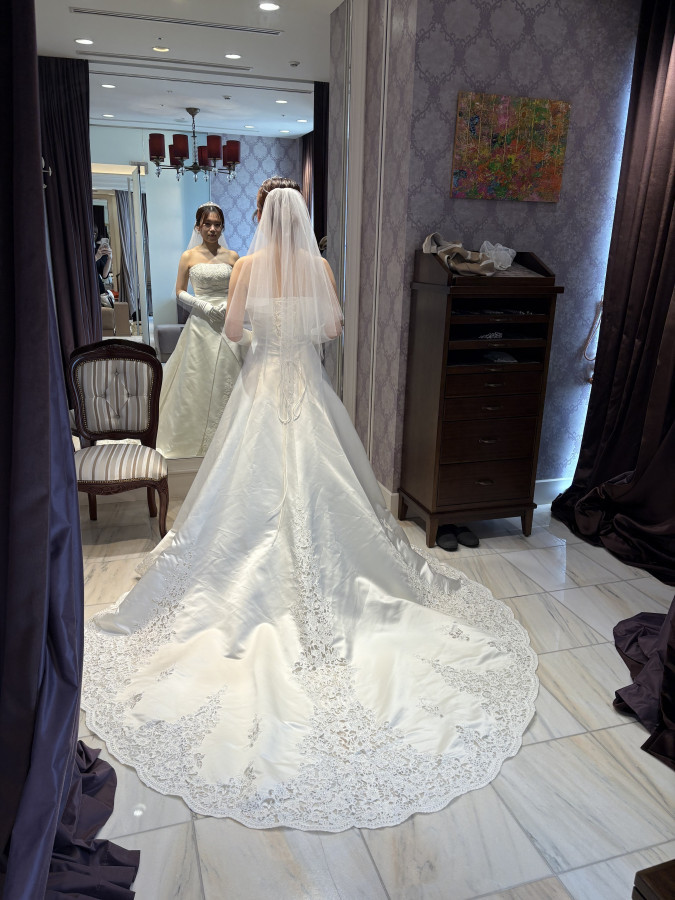 ようこさんのウエディングドレスの写真