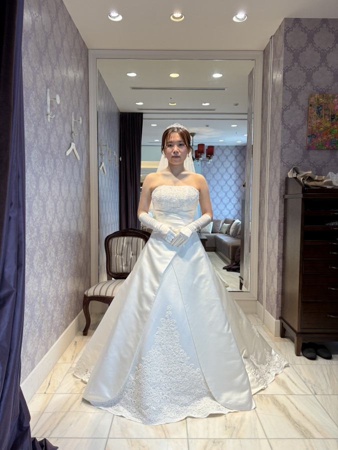 ようこさんのウエディングドレスの写真