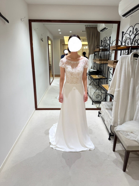 ぽてこさんのウエディングドレスの写真