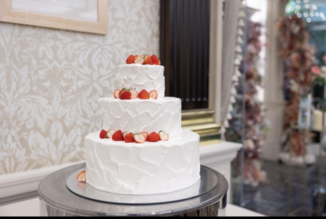 むぎさんのウエディングケーキの写真