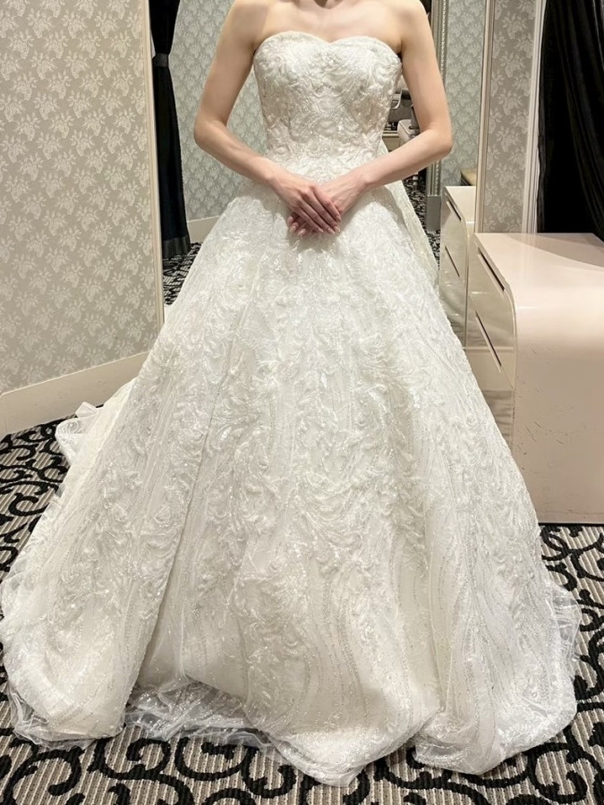 むぎさんのウエディングドレスの写真