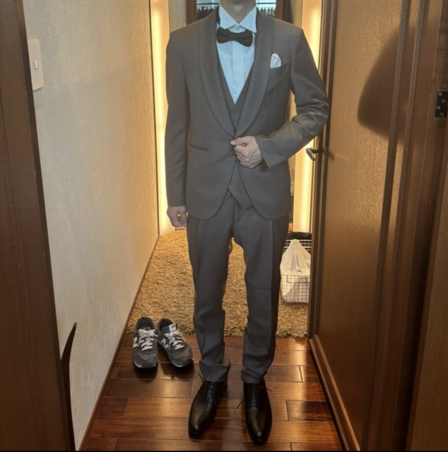 うちやまさんの新郎衣装の写真