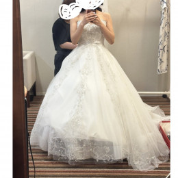 ちーさんのウエディングドレスの写真