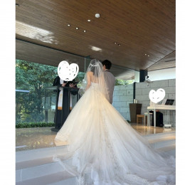 ちーさんのウエディングドレスの写真