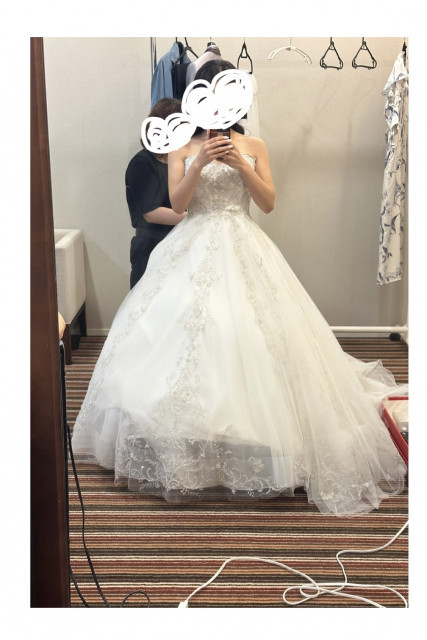 ちーさんのウエディングドレスの写真