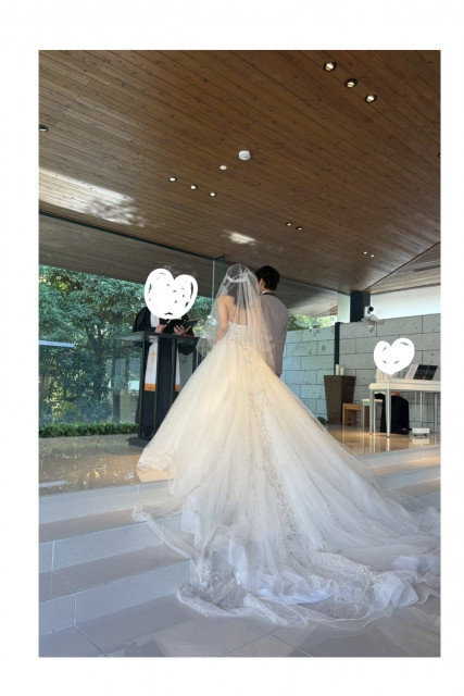 ちーさんのウエディングドレスの写真