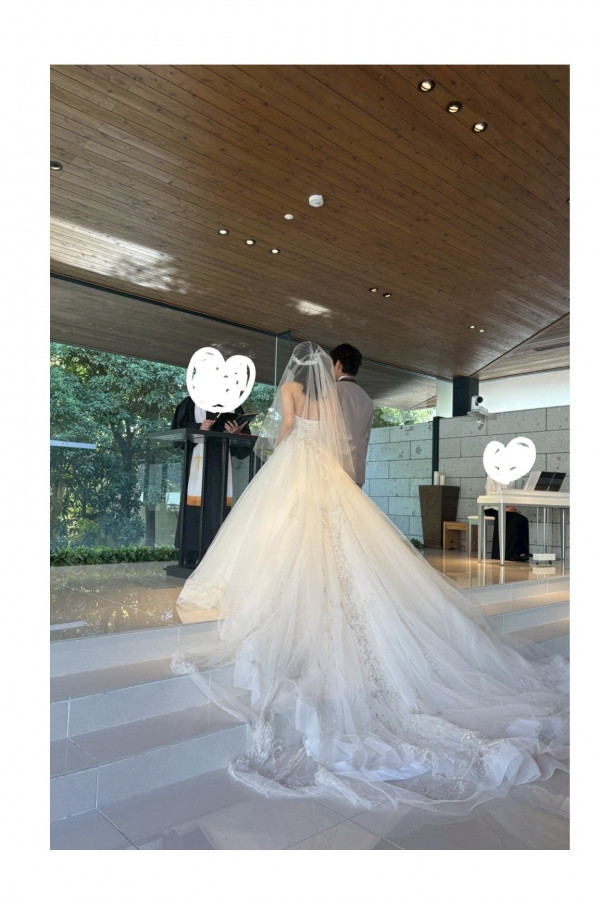 ちーさんのウエディングドレスの写真