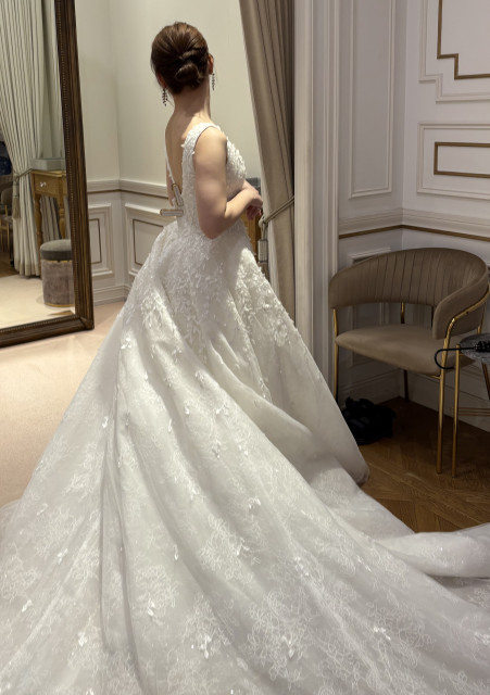 かえるっぺさんのウエディングドレスの写真