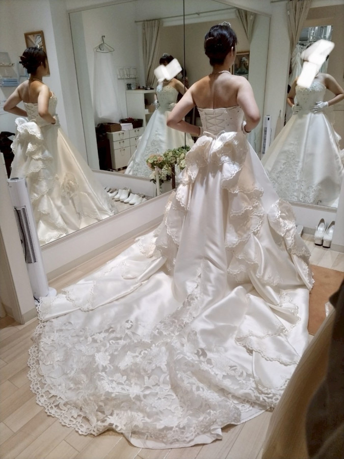 しゃんしゃんさんのウエディングドレスの写真