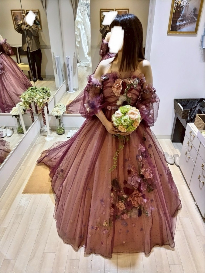 しゃんしゃんさんのカラードレスの写真