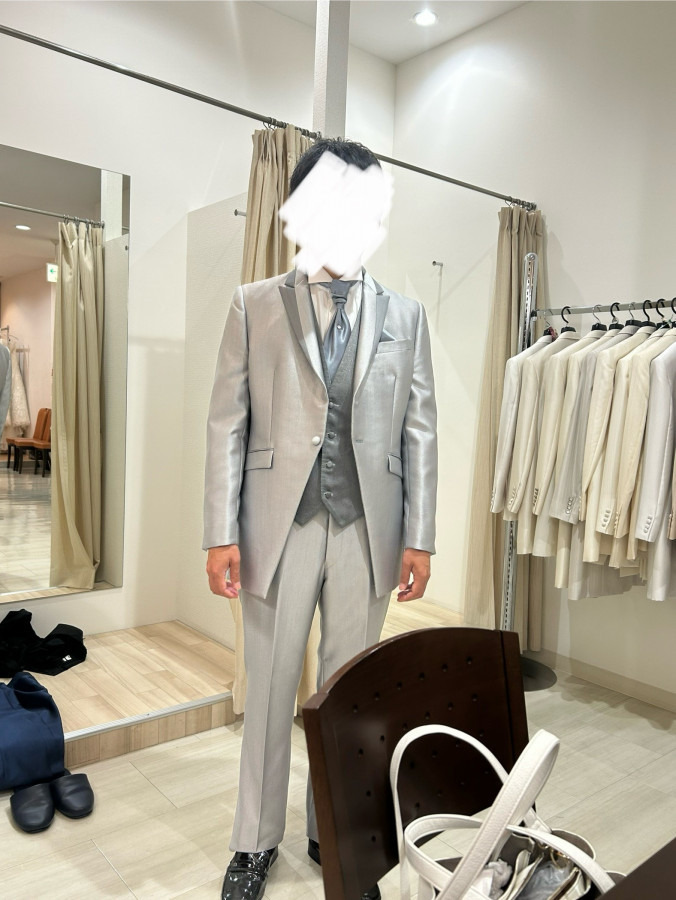 しゃんしゃんさんの新郎衣装の写真