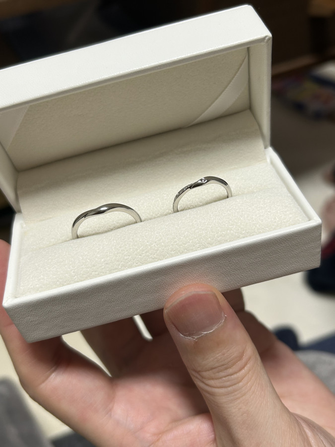 しゃんしゃんさんの結婚指輪の写真
