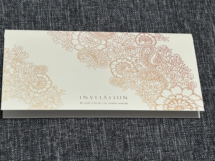 しゃんしゃんさんの招待状の写真