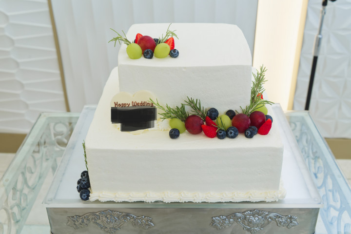 しゃんしゃんさんのウエディングケーキの写真