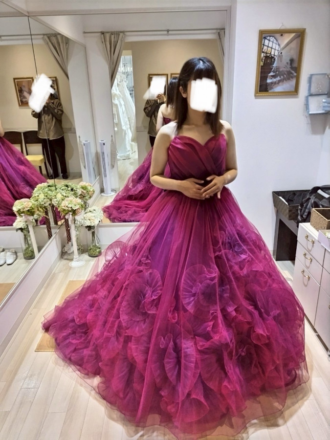 しゃんしゃんさんのカラードレスの写真