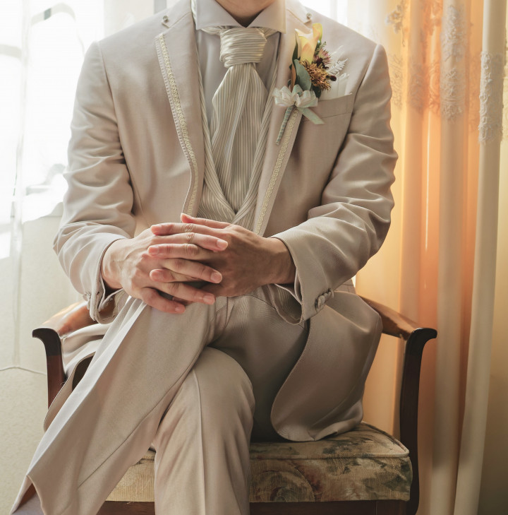 しゃんしゃんさんの新郎小物の写真