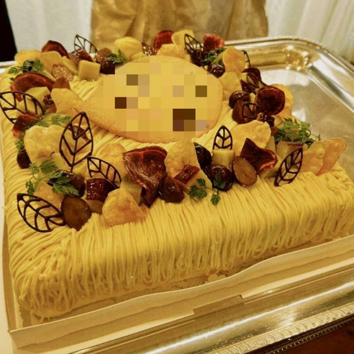 あるとさんのウエディングケーキの写真