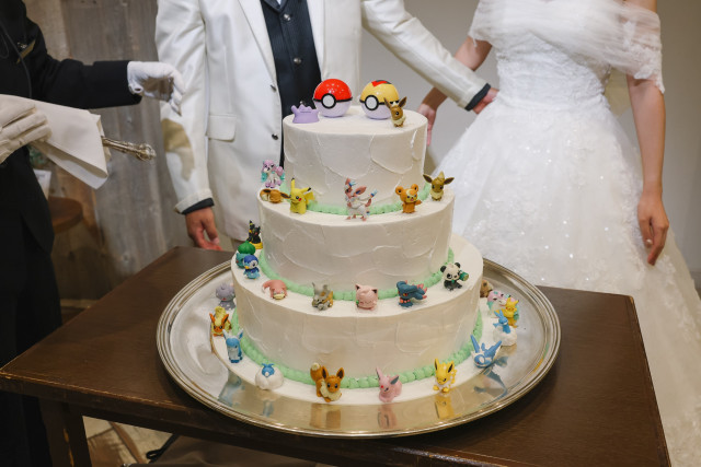 みちこさんのウエディングケーキの写真