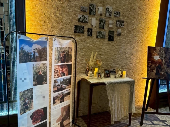 Aさんの会場装飾アイテムの写真