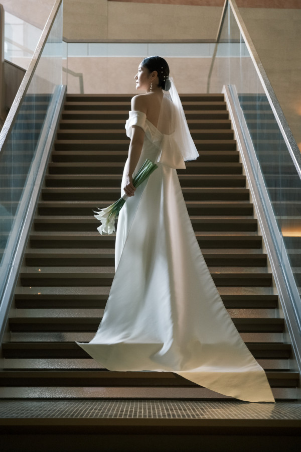 りりさんのウエディングドレスの写真