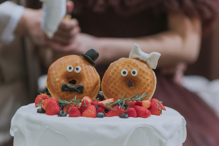 よめちゃん01さんのウエディングケーキの写真