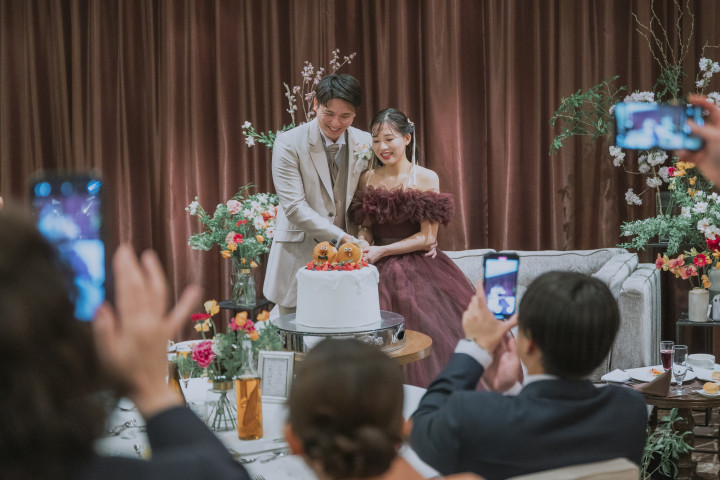 よめちゃん01さんのウエディングケーキの写真