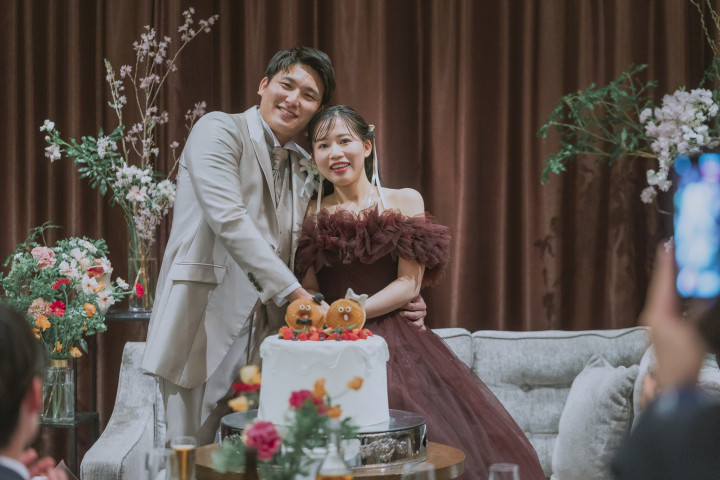 よめちゃん01さんのウエディングケーキの写真