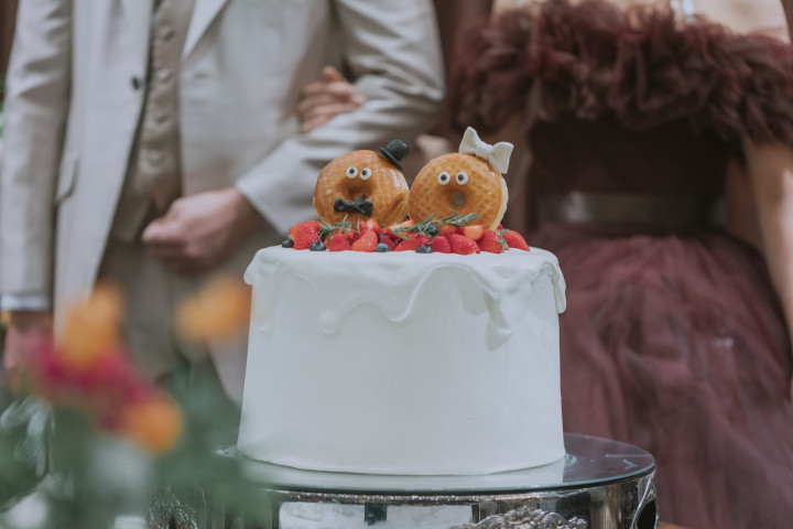 よめちゃん01さんのウエディングケーキの写真