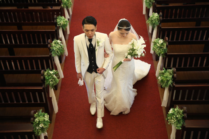 かなこさんのブーケ・ブートニアの写真