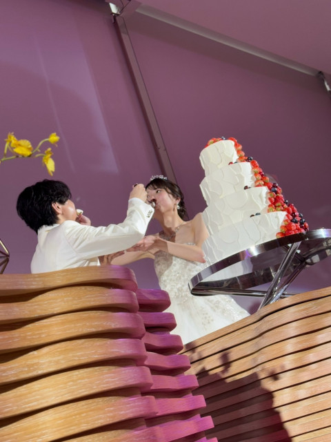 てっぺーさんさんのウエディングケーキの写真