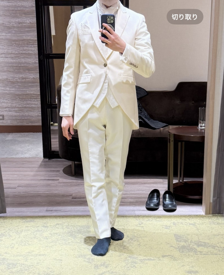 てっぺーさんさんの新郎衣装の写真