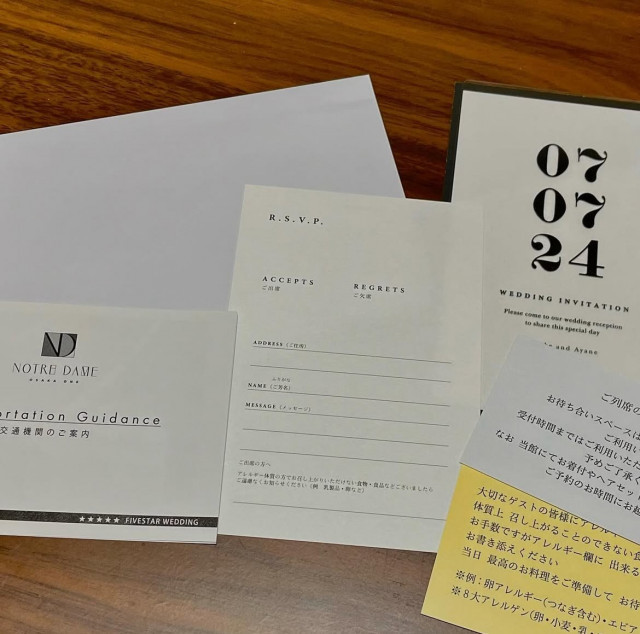 ぴぃさんの招待状の写真