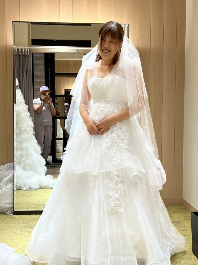 ケミさんさんのウエディングドレスの写真