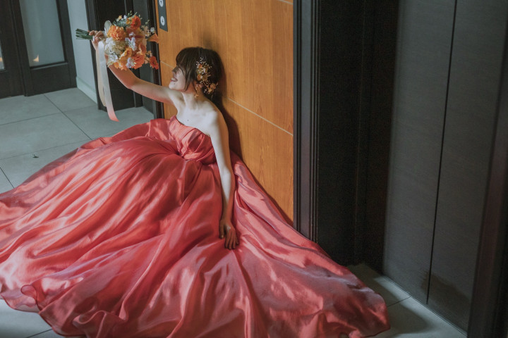 ポリーンさんのカラードレスの写真