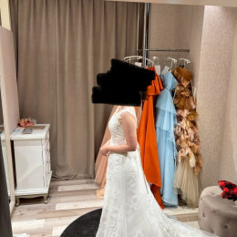 みんさんのウエディングドレスの写真