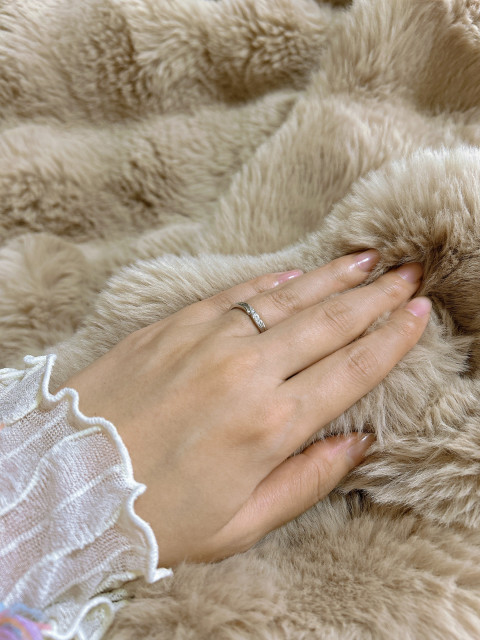 みんさんの結婚指輪の写真