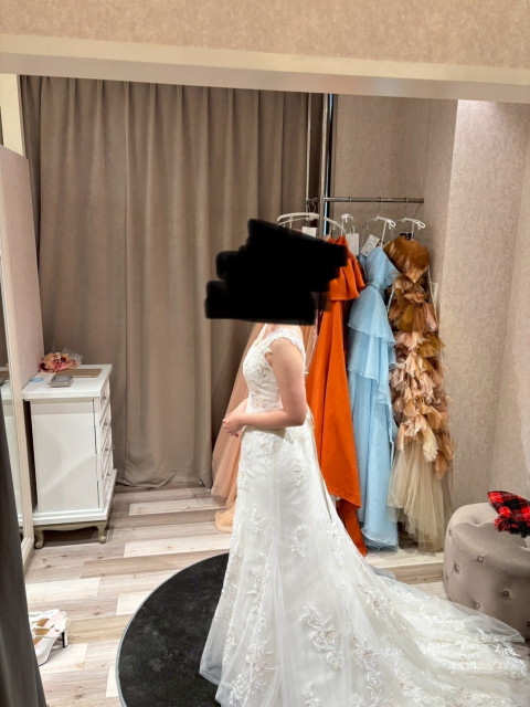 みんさんのウエディングドレスの写真