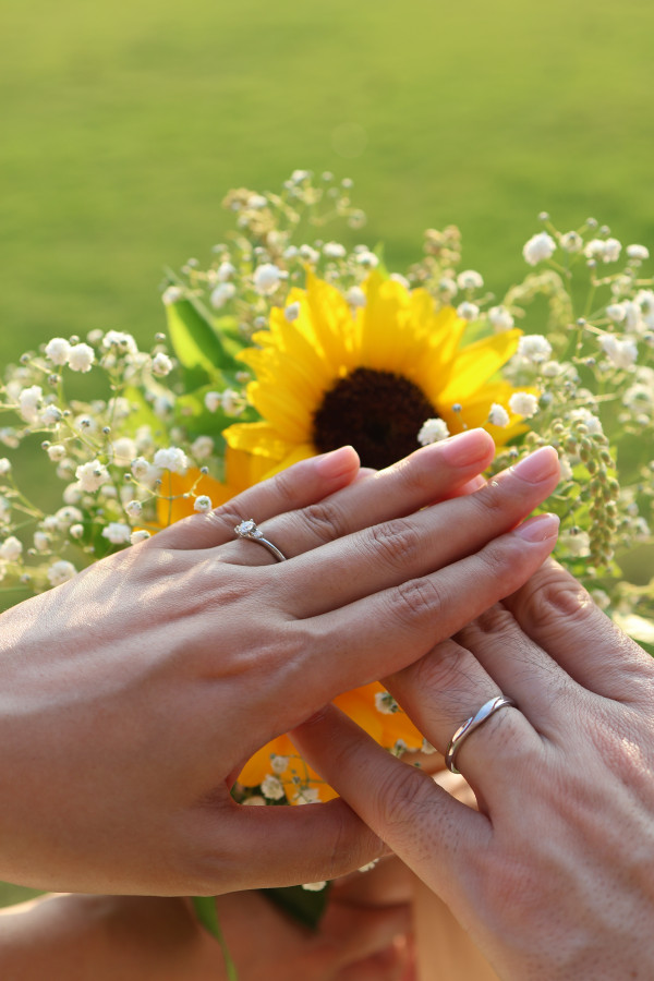 みんさんの結婚指輪の写真