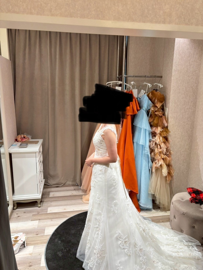 みんさんのウエディングドレスの写真