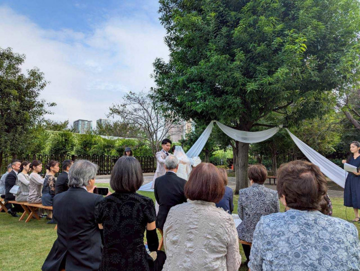都内有数のガーデン挙式