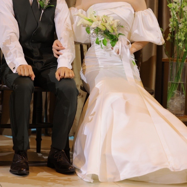 かさんのウエディングドレスの写真