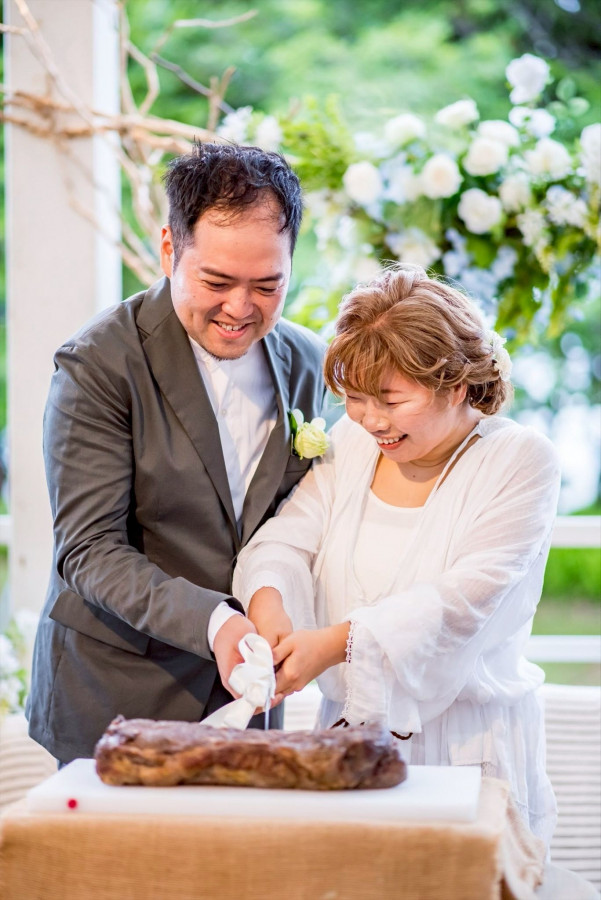 えりなさんのウエディングケーキの写真