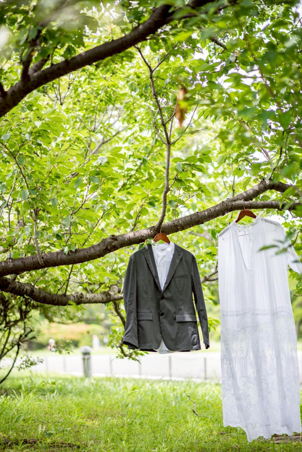 えりなさんのウエディングドレスの写真