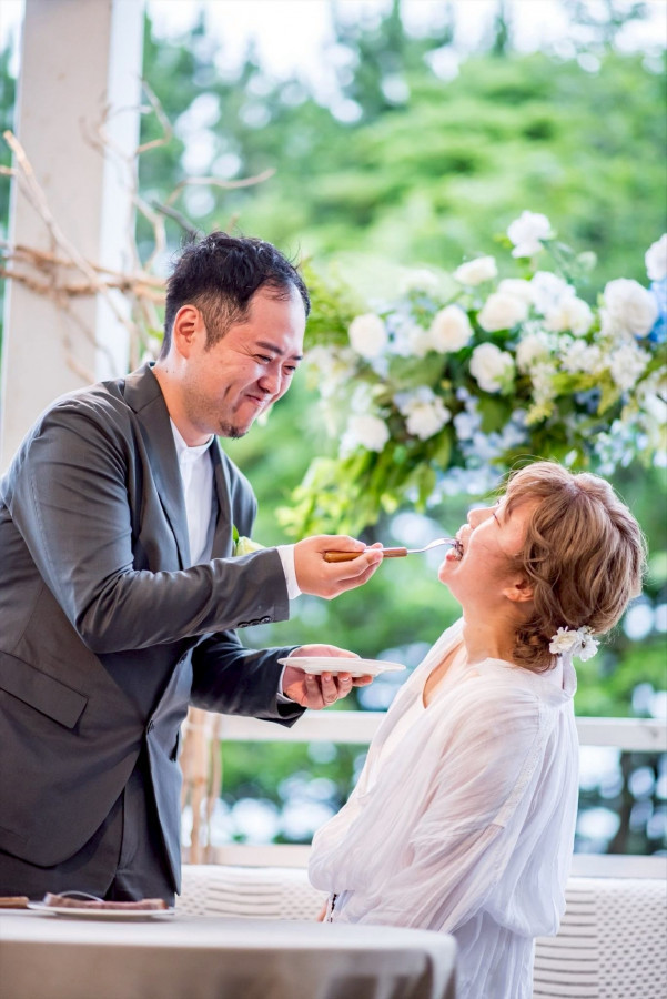 えりなさんのウエディングケーキの写真