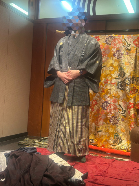 ぷーさんの新郎衣装の写真