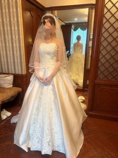 ぷーさんのウエディングドレスの写真
